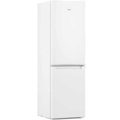 Réfrigérateur congélateur bas WHIRLPOOL - W7X81W - 335 L (231L+104L) - Total No Frost - Classe F - L59,6 x H191,2 - Blanc