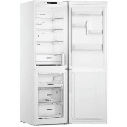 Réfrigérateur congélateur bas WHIRLPOOL - W7X81W - 335 L (231L+104L) - Total No Frost - Classe F - L59,6 x H191,2 - Blanc