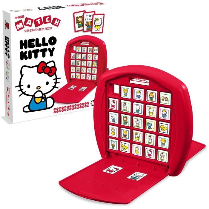 Jeu de société - WINNING MOVES - Match Hello Kitty - Alignez 5 cubes identiques pour gagner