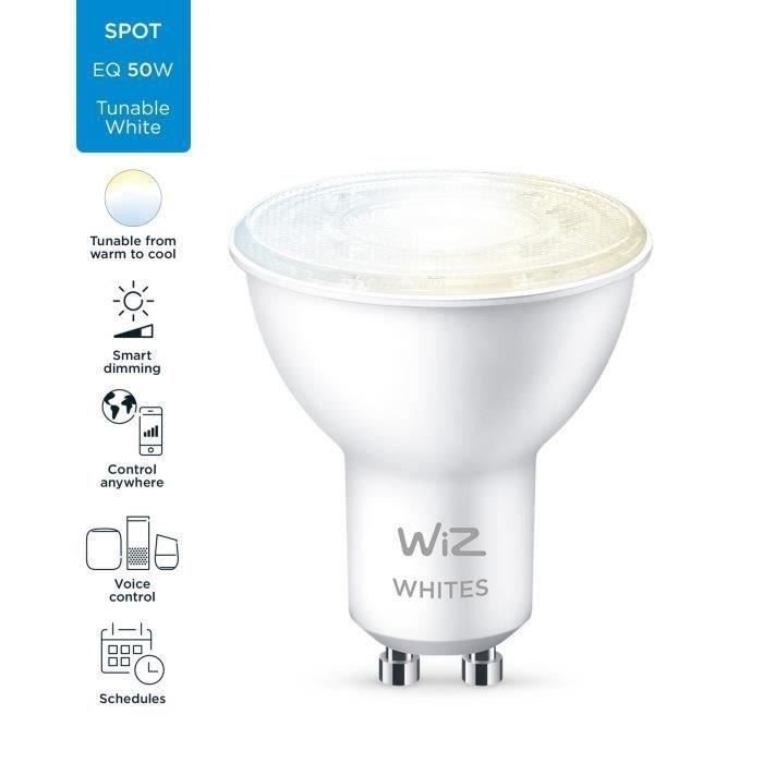 WiZ Ampoule connectée Blanc variable GU10 50W