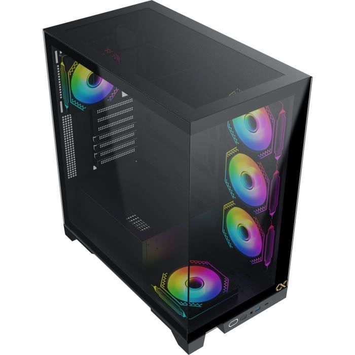 Boîtier PC - XIGMATEK - Endorphin Ultra (Noir) - Moyen tour - Format ATX - Ventilateurs LED A-RGB