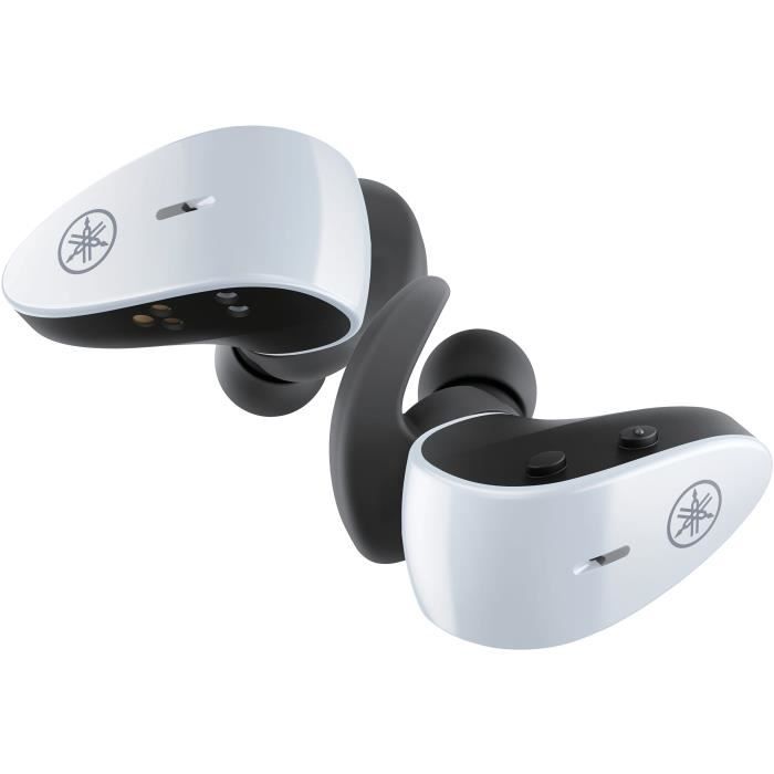 Écouteurs Sport Bluetooth Truly Wireless avec Confort d'écoute - YAMAHA - TW-ES5AWH - Blanc