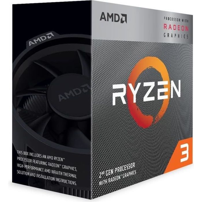 AMD Processeur Ryzen 3 3200G Wraith Stealth cooler