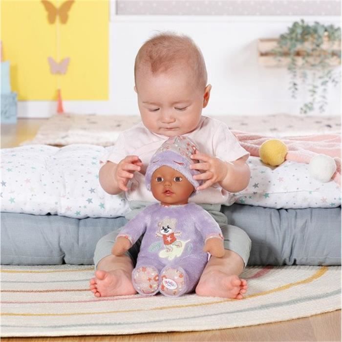 Baby Born - Sleepy - Poupée douce avec hochet intégré - Violet - 30cm - Des 3 ans