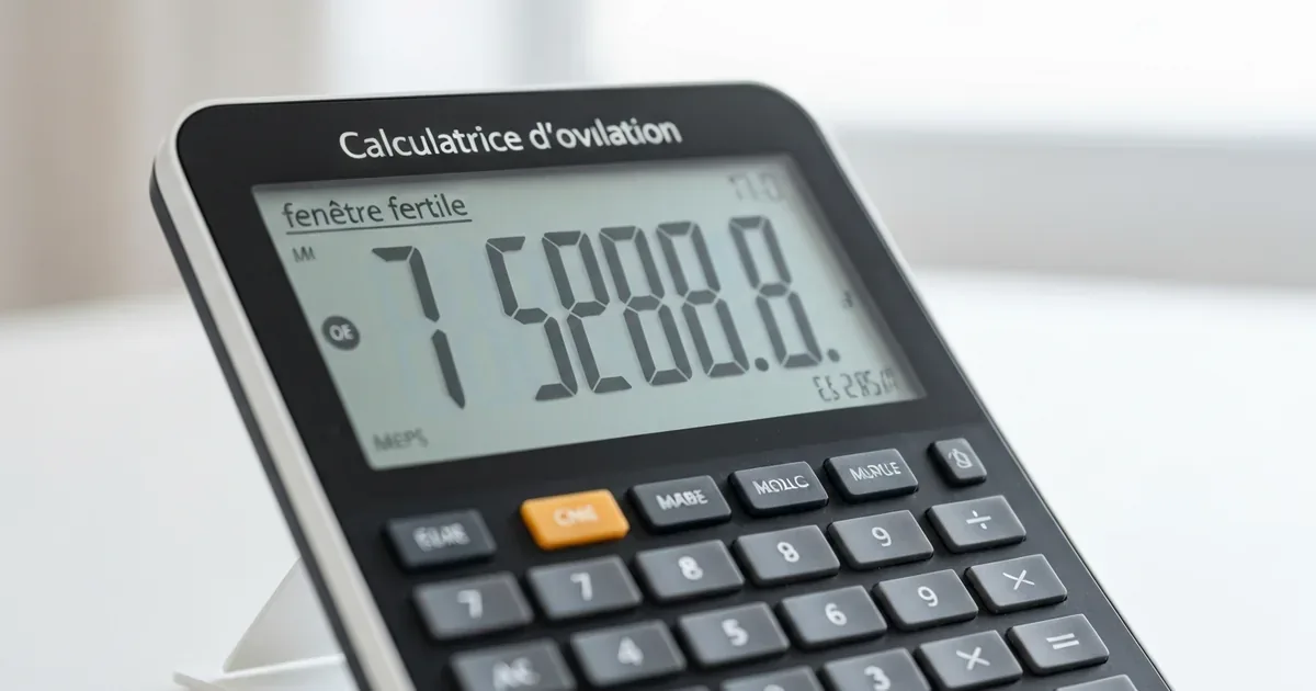 Calculatrice d'ovulation : trouvez votre fenêtre fertile