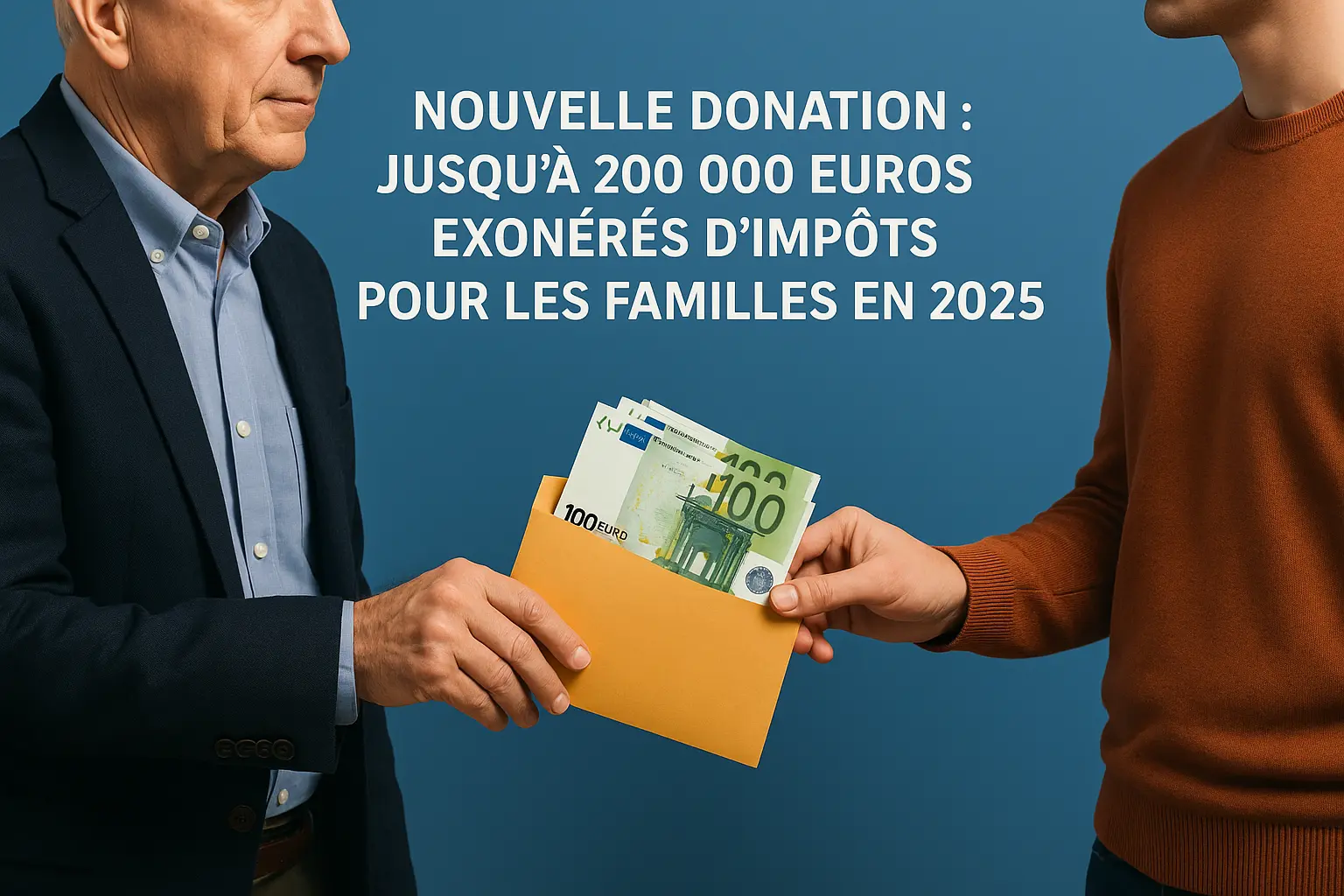 Donation famille 2025 : 200 000 € exonérés d’impôts