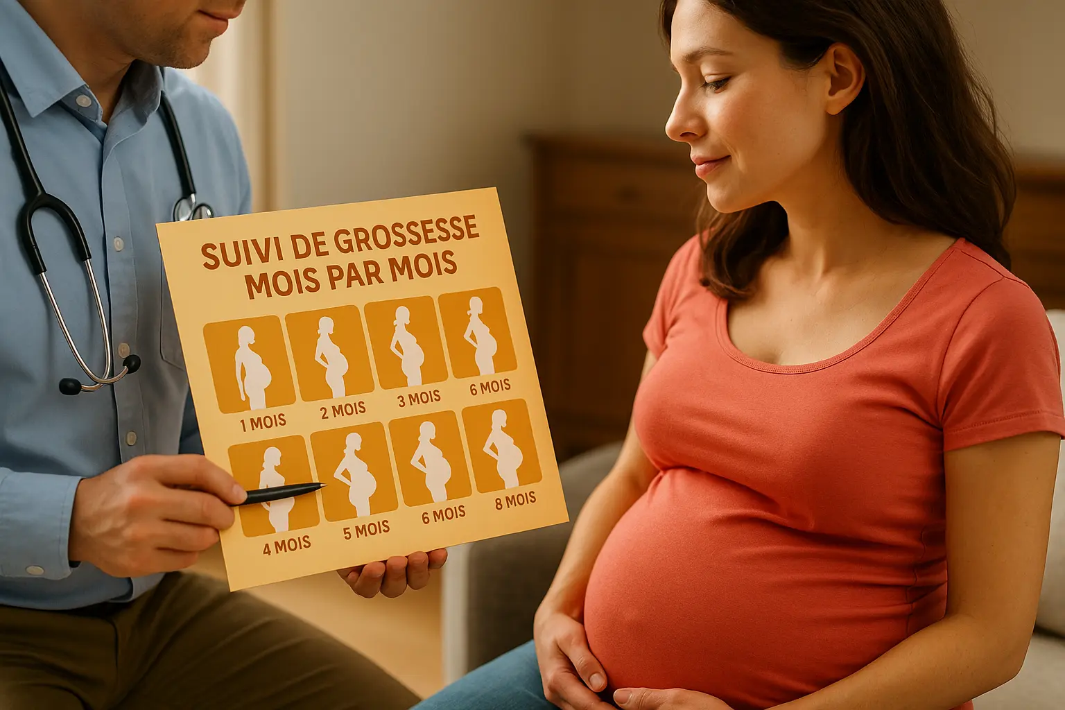 Suivi de grossesse mois par mois : clés d’un suivi serein