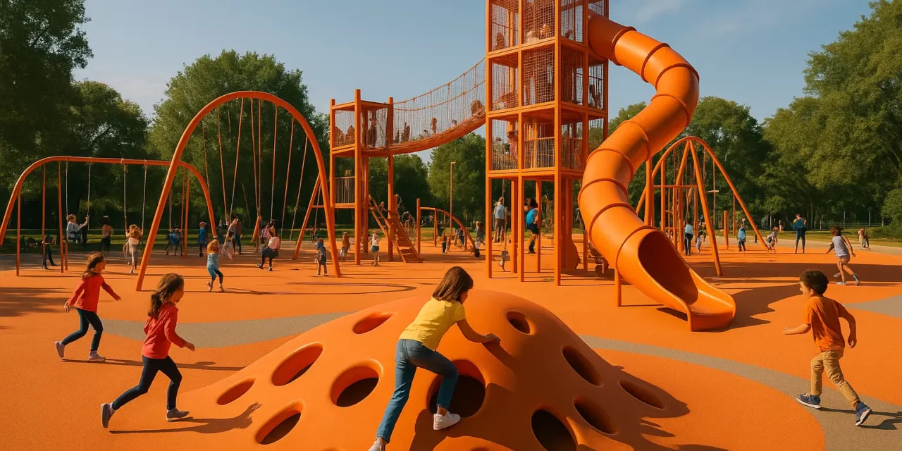 Aire de jeu géante Montpellier : univers musical