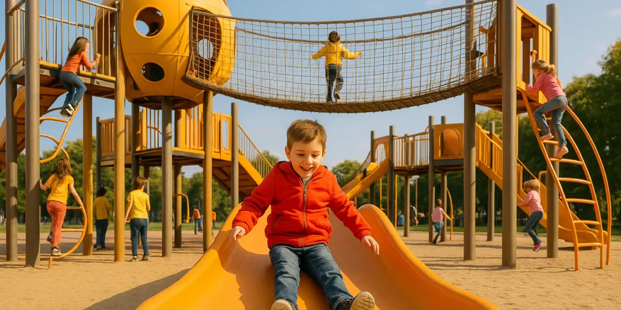 Découvrez l’aire de jeu pirate géante à Lingolsheim