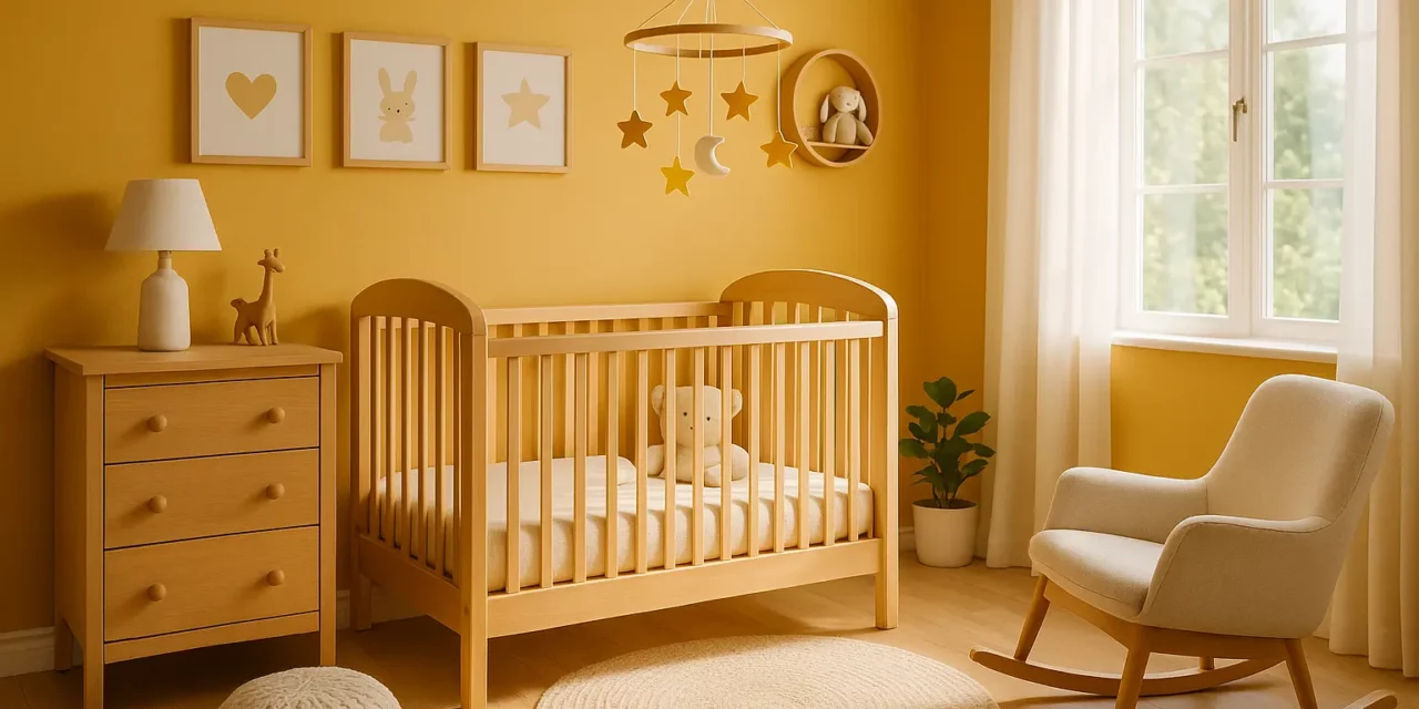 Créer une chambre de bébé sécurisée et éveillante