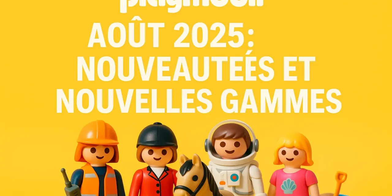 Les nouveautés playmobil août 2025 – quels thèmes ?