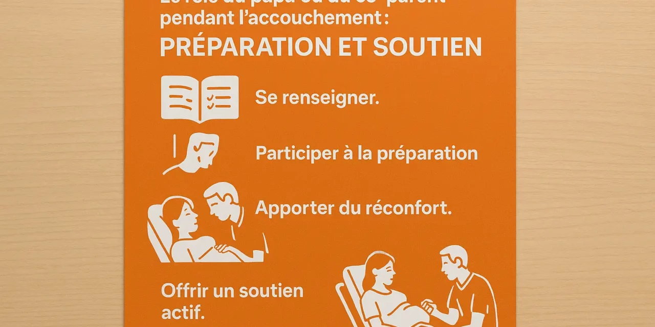 Rôle papa accouchement : Soutien émotionnel et pratique