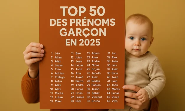 Découvrez les prénoms garçon tendance pour 2025